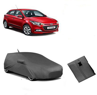 Anmol Car Cover For Hyundai Elite i20 (With Mirror Pockets)(Grey, For 2017 Models)