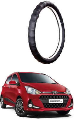 AUTO PEARL Steering Cover For Hyundai Grand i10(Gold Full Cola, Leatherite)