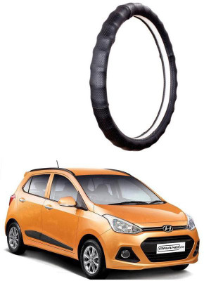 AUTO PEARL Steering Cover For Hyundai Grand i10(Gold Full Cola, Leatherite)