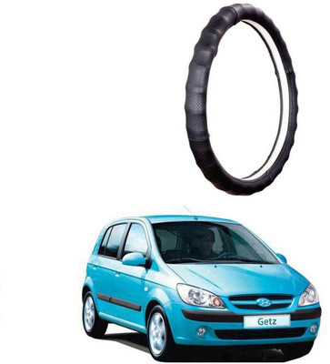 AUTO PEARL Steering Cover For Hyundai Getz(Gold Full Cola, Leatherite)