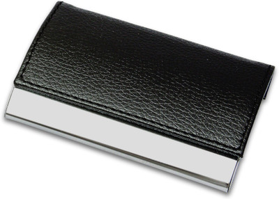 

Dhakkan Dukaan 10 Card Holder(Set of 1, Black)