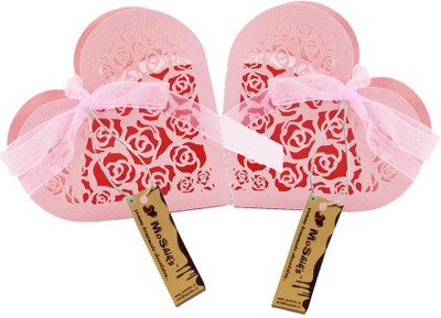 

Moshiks PINK VALENTINE HEART COMBO 100 GM DARK CHOCOLATE Bars(Pack of 2, 100 g)