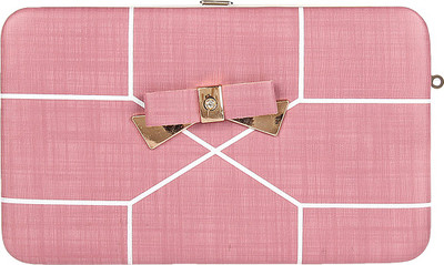 

aaradhya creations Party Pink Clutch