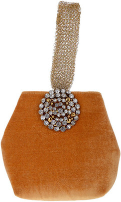 

Bagaholics Casual Gold Clutch