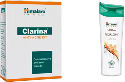 

Himalaya Clarina Anti Acne Kit, Damage Repair Protein Shampoo(Set of 2)