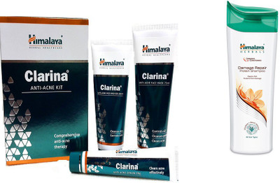 

Himalaya Clarina Anti Acne Kit, Damage Repair Protein Shampoo(Set of 2)