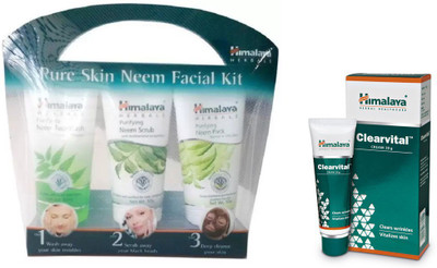 

Himalaya neem facial kit, clearvital face cream(Set of 2)