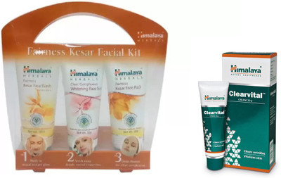 

Himalaya fairness kesar facial kit, clearvital cream(Set of 2)