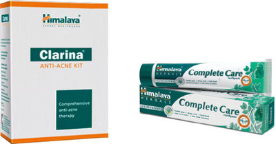 

Himalaya Clarina Anti Acne Kit, Complete Care Toothpaste(Set of 2)