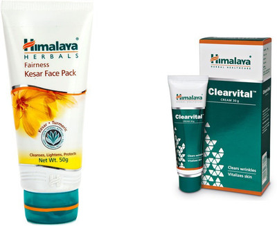 

Himalaya fairness kesar face pack , clearvital face cream(Set of 2)
