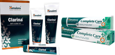 

Himalaya Clarina Anti Acne Kit, Complete Care Toothpaste(Set of 2)