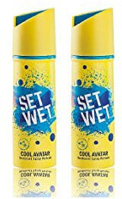 

Set Wet COOL AVATAR Body Spray - For Men & Women(75 ml, Pack of 2)