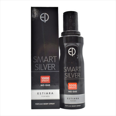 

Estiara Smart Silver Body Spray For Men - 130ml (4.4oz) Deodorant Spray - For Men(130 ml)