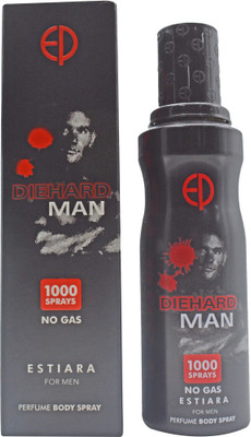 

Estiara Diehard Man Body Spray For Men - 130ml (4.4oz) Deodorant Spray - For Men(130 ml)