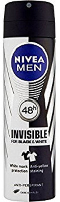 

Nivea invisible for black and white Body Spray - For Men(150 ml)