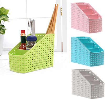 

Kuber Industries 4 Compartments Plastic Multi Purpose Box(Multicolor)