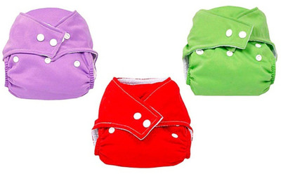 

DALUCI Reusable Adjustable Washable Cloth Diapers - M(3 Pieces)