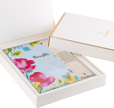 

Pinaken A5 Notebook(Paint My Thoughts, Floral White)
