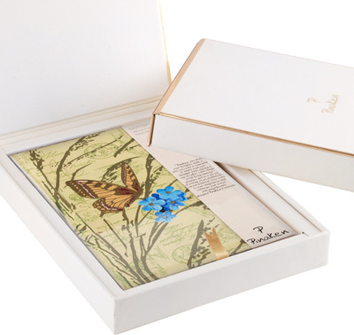 

Pinaken B6 Notebook(Botanical Ferns, Multicolor)