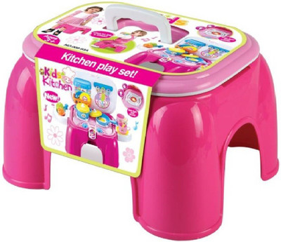 

M-Alive KITCHEN TABLE AND SITTING TABLE 2 IN 1 SET PRETEND PLAY KIT FOR YOUR LOVED ONCE(Multicolor)