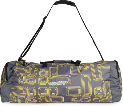 

Wildcraft Power Duffle Print Travel Duffel Bag(Yellow)