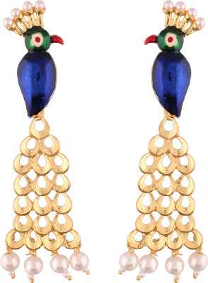 I Jewels Gold Plated Designer Earrings for Women Alloy Drops & Danglers