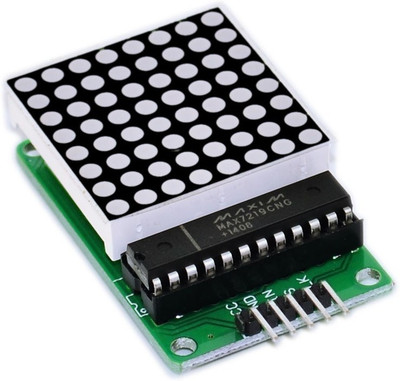 

Robocraze Max7219 Dot Matrix Module Display Lights Electronic Hobby Kit