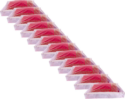 

Bulbul saree cover12pcs singlewhitestrip12 singlewhitestrip12(pink and white)