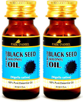 

Park Daniel Organic Black Seed oil(Kalonji Oil) combo pack of 2 bottles of 30 ml(60 ml) Hair Oil(60 ml)