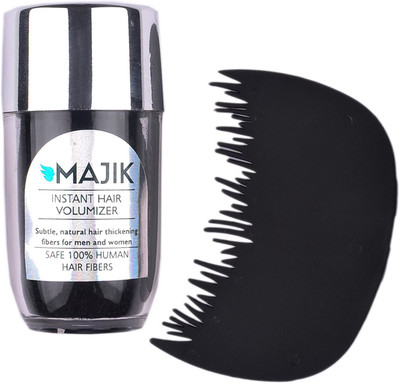 

Majik Light Brown Hair Building fiber 18 grams with optimizer Comb(18 g)