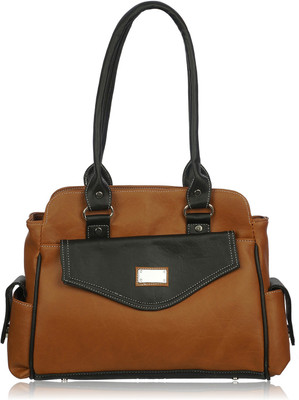 

Leather Land Shoulder Bag(Black, Brown)