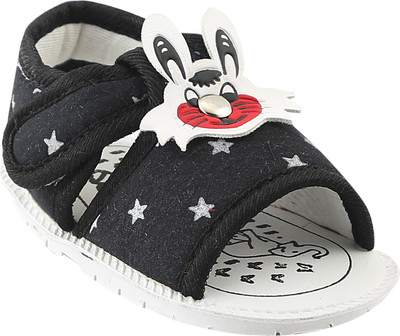 

CHiU Boys & Girls Velcro Flats(Black