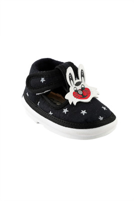 CHiU Boys & Girls Velcro Casual Boots(Black