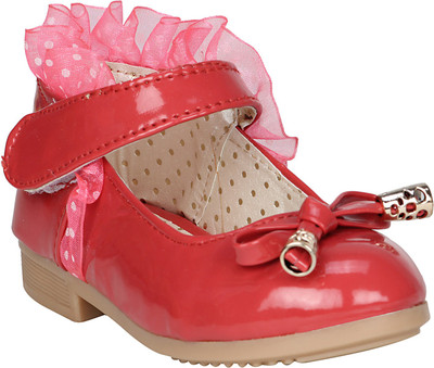 

Buckled Up Girls Strap Ballerinas(Pink, Punch pink