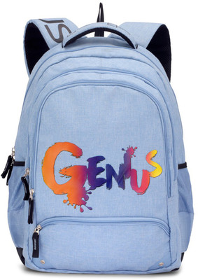 

Genius 17 inch Laptop Backpack(Blue), Grey