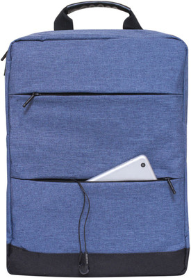 DMG 15.6 inch Expandable Laptop Backpack(Grey), Blue