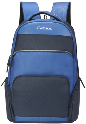 Genius 17 inch Laptop Backpack(Blue)