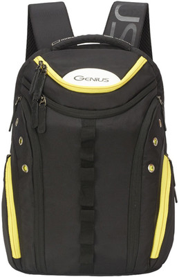 

Genius 17 inch Laptop Backpack(Black)