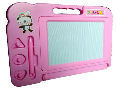 

TECHNOCHITRA Educational Writing And Drawing Magic Slate for Kids COLOR LIGHT PINK(Pink)