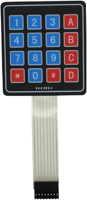 

Robocraze 4x4 Matrix Membrane Keypad(Multicolor)
