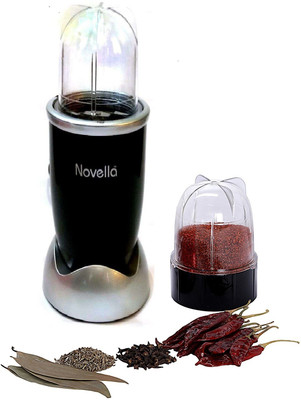 

Novella Nutri Mixer Grinder BL-216 218 W Mixer Grinder(Black, 2 Jars)