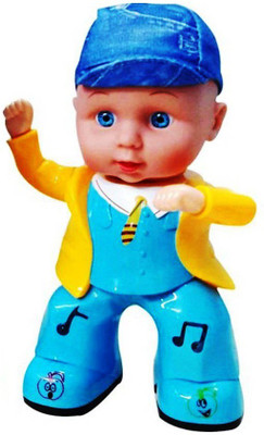 

Jaibros Very Cute Little Apple Dancing Boy singing Song with 3D Lights Music(Multicolor)