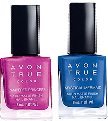 

Avon Anew Satin Matte Finish Nail Enamel Pampered Princess-Mystical Mermaid(Pack of 2)