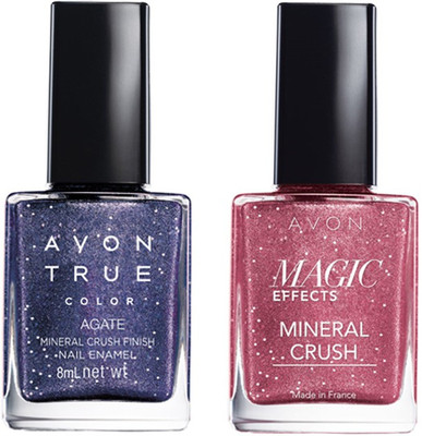 

Avon Anew Mineral Crush Nail Effects Agate - Rose Quartz(Pack of 2)