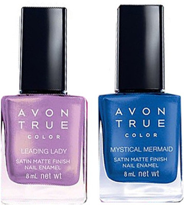 

Avon Anew Satin Matte Finish Nail Enamel Leading Lady-Mystical Mermaid(Pack of 2)