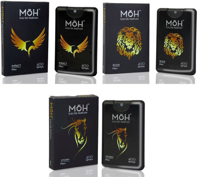 

moh Men Pocket Perfume 18 ml 400 Sprays (Pack Of 3) SRI Eau de Parfum - 18 ml(For Men)