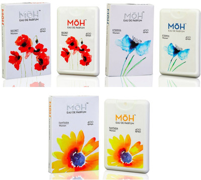 

moh Women Pocket Perfume 18 ml 400 Sprays (Pack Of 3) SEF Eau de Parfum - 18 ml(For Women)