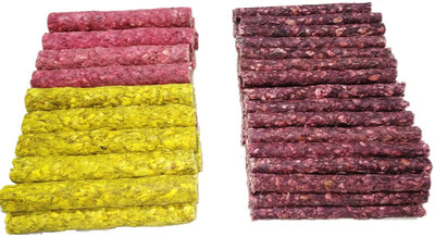 

SAWAY Pet Food Supplies Twisted Healthy Kabab & Munchy Mix Flavor (Pack Of 2) Chicken, Beef Dog Chew(2 kg, Pack of 2)