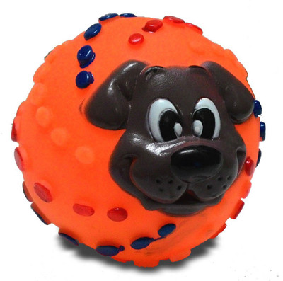 

Goofy Tails Squeaky Face Ball Medium (Pack of 2) Melamine Squeaky Toy For Dog
