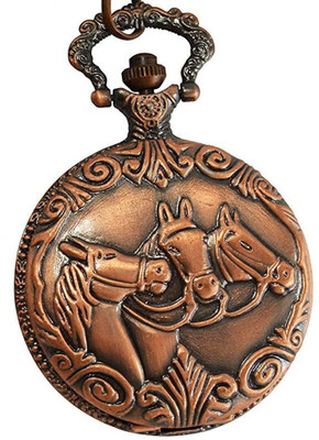 

Dice Leader Pocket Watch PW-W035-RG403 Rose Gold, Copper Rose Gold Stainless Steel Pocket Watch Chain